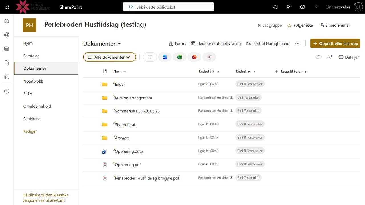 Sharepoint forhåndsvising